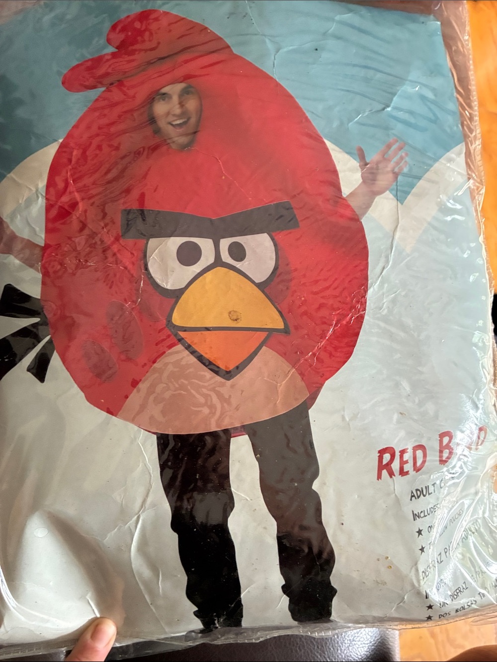 Red Bird adult Costume - Official Angry Bird Style Halloween